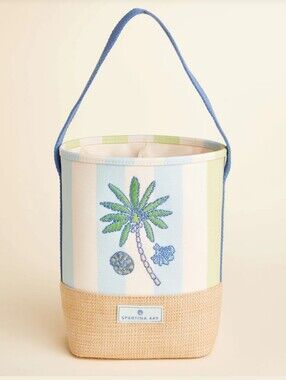 Spartina 449 Double Wine Caddy Overboard Stripe